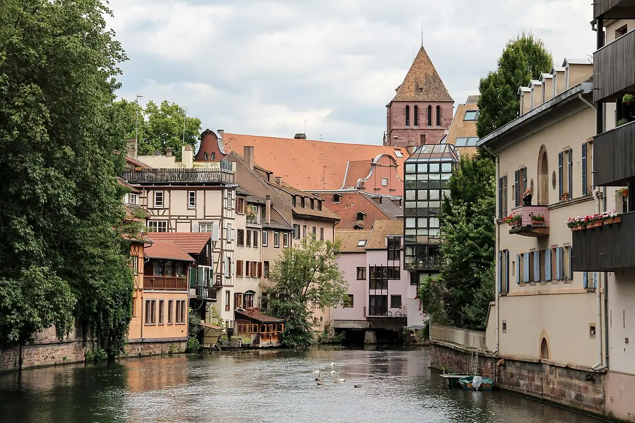 Maisons et canal de la Petite France à Strasbourg